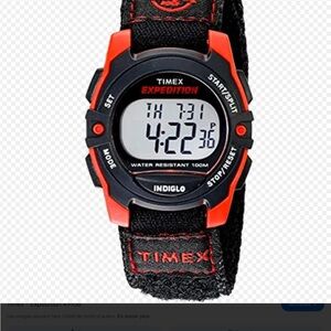 Timex Digital Sport Watch in Black and Red